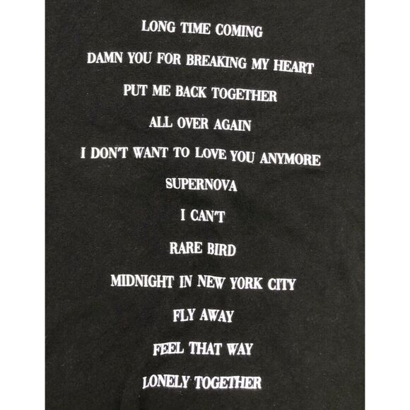 Caitlyn Smith Supernova Graphic T-shirt Women Medium Black Album Concert Music - Picture 4 of 6